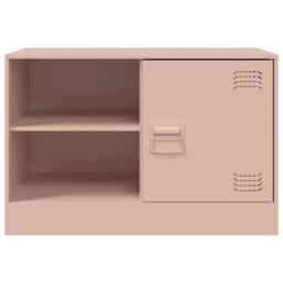 Berkfield Home TV Cabinets 2 pcs Pink 67x39x44 cm Steel - Size: 67 x 39 x 44 cm - thumbnail 5