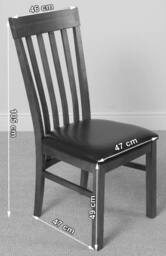 Thats Furniture Hampton 120-160cm Oak Extending Dining Table & 4 Harvard Chairs in Brown - thumbnail 9