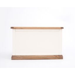 Cabinet Bits Tropea Off-White Blanket Box Ottoman - thumbnail 3