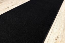 RugsX Karmel Plain Runner in Black - Size: 160 cm x 310 cm - thumbnail 4