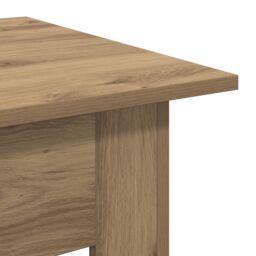 Berkfield Home Coffee Table Artisan oak 55 x 55 x 42 cm Engineered wood in Brown - thumbnail 8