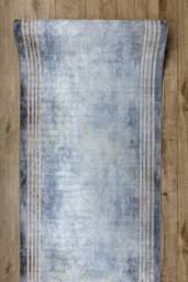 RugsX Anti-Slip Lotus Runner in Silver - Size: 60 cm x 100 cm - thumbnail 5