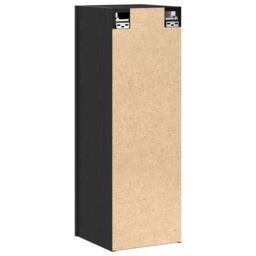 Berkfield Home Wall-Mounted TV Cabinets - 2 pcs Black Oak, 30.5x30x90 cm, Made from Engineered Wood - Size: 30.5x30x90 cm - thumbnail 9