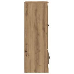 Berkfield Home Highboard Artisian Oak 36x35.5x103.5 cm Engineered Wood in Brown - thumbnail 6