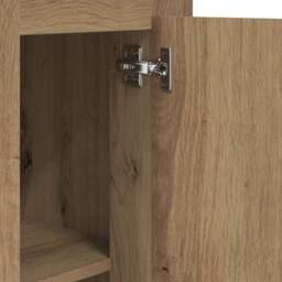 Berkfield Home Highboard Artisian Oak 36x35.5x103.5 cm Engineered Wood in Brown - thumbnail 9