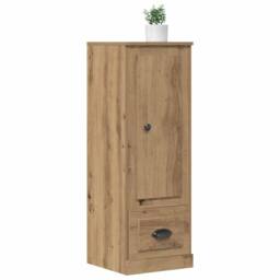 Berkfield Home Highboard Artisian Oak 36x35.5x103.5 cm Engineered Wood in Brown - thumbnail 1