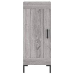 Berkfield Home Sideboard Grey Sonoma 34.5x34x90 cm Engineered Wood - thumbnail 5