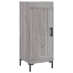 Berkfield Home Sideboard Grey Sonoma 34.5x34x90 cm Engineered Wood - thumbnail 1