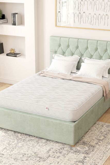 Aspire Memory Foam Hybrid Mattress in White - Size: Small Double - image 1