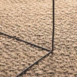 Berkfield Home Rug 120x170 cm Jute Look Indoor & Outdoor in Brown - Size: 100 cm diameter - thumbnail 5