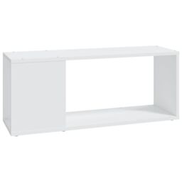 Berkfield Home TV Cabinet White 80x24x32 cm Engineered Wood - Size: 80 x 24 x 32 cm - thumbnail 2