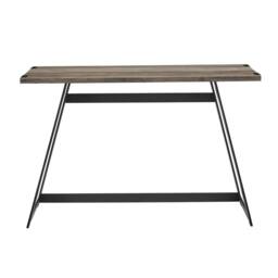 Home Source Hadley Metal Hallway Entry Console Table in Grey - thumbnail 3