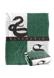 Warner Brothers Harry Potter House Pride Slytherin Blanket 152 x 127 cm in White - thumbnail 2