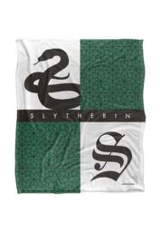 Warner Brothers Harry Potter House Pride Slytherin Blanket 152 x 127 cm in White - thumbnail 1