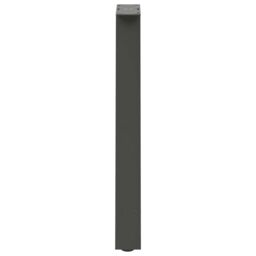 Berkfield Home Coffee Table Legs A-Shaped 2 pcs Anthracite¬†60x(72-73) cm Steel in Black - thumbnail 6