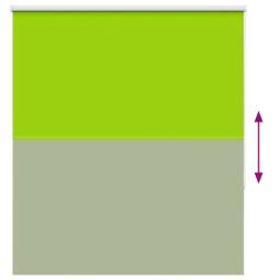 Berkfield Home Roller Blind Blackout Marine 135x210 cm Fabric Width 131.6 cm Pol… in Bright Green - thumbnail 9