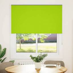 Berkfield Home Roller Blind Blackout Marine 135x210 cm Fabric Width 131.6 cm Pol… in Bright Green - thumbnail 3