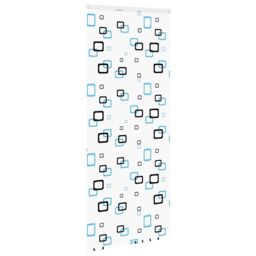 Berkfield Home Shower Roller Blind with Cassette 110x240 cm Fabric Width 106 cm in Black - thumbnail 3