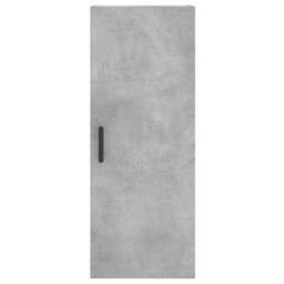 Berkfield Home Highboard Concrete Grey 34.5x34x180 cm Engineered Wood - thumbnail 8