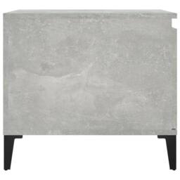 Berkfield Home Decorative Coffee Table Concrete Grey 100x50x45 cm Engineered Wood - Size: 100 x 50 x 45 cm - thumbnail 7