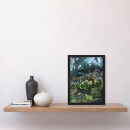 Artery8 View of Toledo Landscape Painting El Greco Framed Wall Art Print - Size: A4 - thumbnail 4