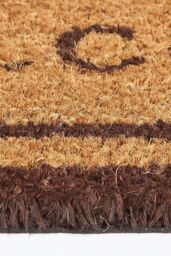 Homescapes Welcome Come Again Coir Doormat in Natural - Size: 40 cm x 70 cm - thumbnail 3