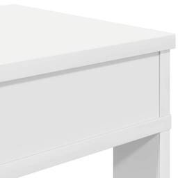 Berkfield Home Shoe Rack White 60x30x98 cm Engineered Wood - Size: 60 x 30 x 98 cm - thumbnail 7