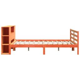 Berkfield Home Decorative Bookcase Bed without Mattress Wax Brown 200x200 cm Sol - thumbnail 7
