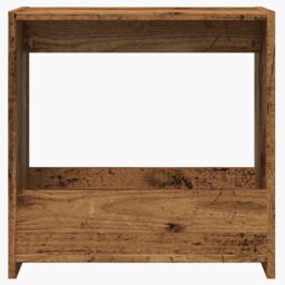 Berkfield Home Side Table Old Wood 50x26x50 cm Engineered Wood in Brown - Size: 50 x 26 x 50 cm - thumbnail 4