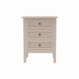 Melody Maison Large 6 Drawer Chest Of Drawers & Pair Of 3 Drawer Bedside Tables - Rowley Taupe Grey Range in Light Blue - thumbnail 1