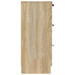 Berkfield Home Sideboard Sonoma Oak 60x30x70 cm Engineered Wood in Brown - Size: 60 x 30 x 70 cm - thumbnail 6
