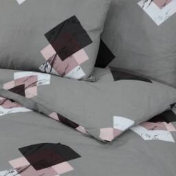Berkfield Home Duvet Cover Set Grey 220x240 cm Cotton - thumbnail 5