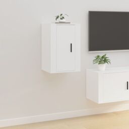 Berkfield Home Wall Mounted TV Cabinets 2 pcs White 40x34.5x60 cm - thumbnail 4