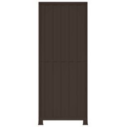 Berkfield Home Plastic Cabinet 68x39x171.5 cm in Grey - thumbnail 5