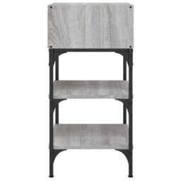 Berkfield Home Bedside Tables 2 pcs Grey Sonoma 35x34.5x70 cm Engineered Wood - thumbnail 6