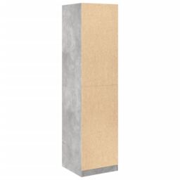 Berkfield Home Wardrobe Concrete Grey 50x50x200 cm Engineered Wood - Size: 50 x 50 x 200 cm - thumbnail 6