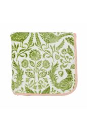 Helena Springfield 'Pheasant' Fleece Blanket in Green - Size: 140 cm x 180 cm