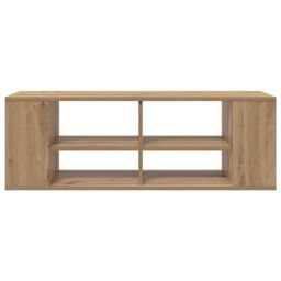 Berkfield Home TV Cabinet Artisan oak 102 x 35 x 35 cm Engineered wood in Brown - thumbnail 5