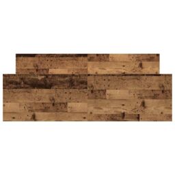 Berkfield Home Bed Frame without Mattress Old Wood 140x190cm Engineered Wood in Brown - Size: 140x190 cm - thumbnail 5