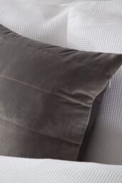 Belledorm Verona Cushion 40cm X 40cm in Charcoal - Size: 40 cm x 40 cm
