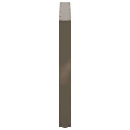 Berkfield Home Coffee Table Legs U-Shaped 3 pcs Natural Steel 100x(72-73) cm Steel in Brown - thumbnail 6