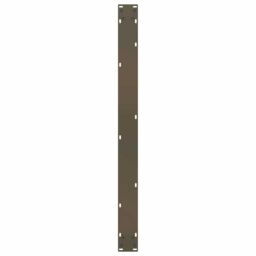 Berkfield Home Coffee Table Legs U-Shaped 3 pcs Natural Steel 100x(72-73) cm Steel in Brown - thumbnail 7