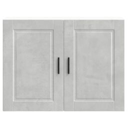 Berkfield Home Kitchen Wall Cabinet Porto Concrete Grey Engineered Wood - thumbnail 6