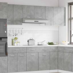 Berkfield Home Hanging Cabinet Lyon Concrete Grey 30x31x60 cm Engineered Wood - Size: 30 x 31 x 60 cm - thumbnail 1