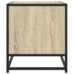Berkfield Home TV Cabinet Sonoma Oak 120.5x40x46 cm Engineered Wood & Metal in Brown - thumbnail 5