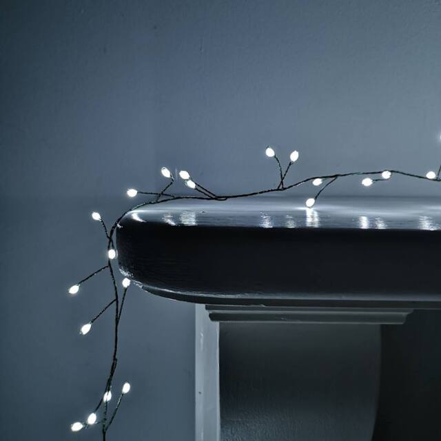 Samuel Alexander 1000 LED 20m Premier Tree Ultra Brights Indoor Outdoor Multifunction Christmas Lights with Timer on Green Wire in Cool White - image 1