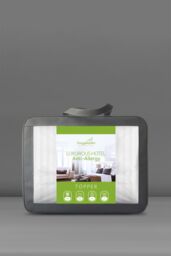 Snuggledown Luxurious Hotel Anti Allergy Mattress Topper in White - Size: King - thumbnail 6