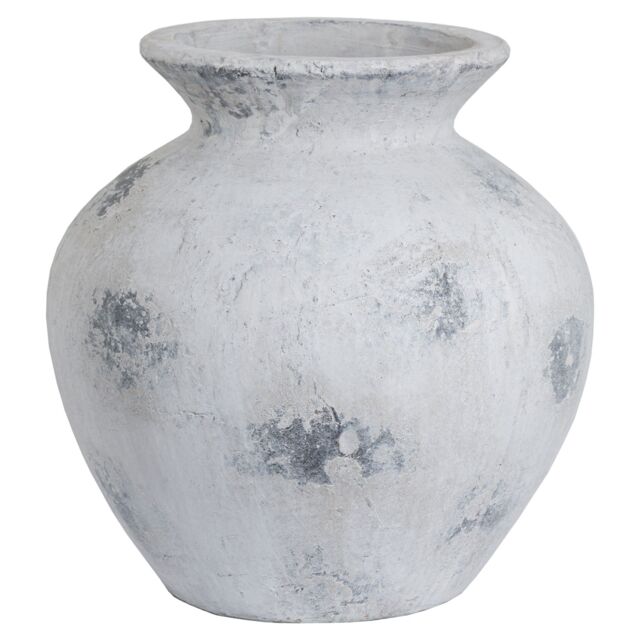 Love Lace Downton Large Antique White Vase in Stone - image 1