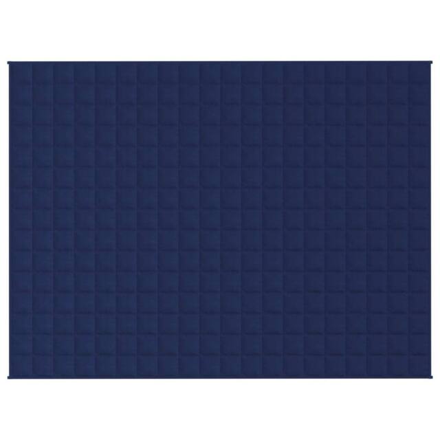 Berkfield Home Weighted Blanket Blue 150x200 cm 7 kg Fabric - image 1