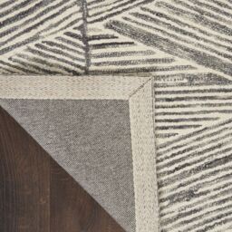The Rug Shop UK Grey Wool Modern Geometric Abstract Graphics Easy To Clean Rug - Size: 240 cm x 300 cm - thumbnail 8